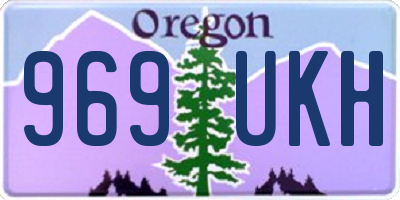 OR license plate 969UKH