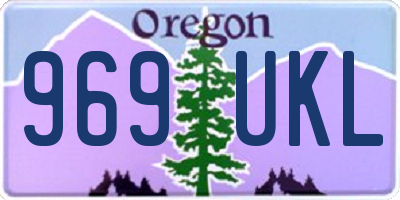 OR license plate 969UKL