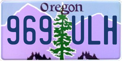 OR license plate 969ULH