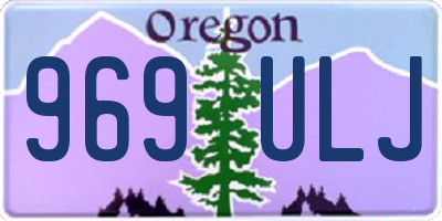 OR license plate 969ULJ