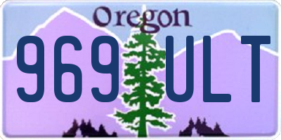 OR license plate 969ULT