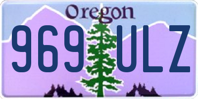 OR license plate 969ULZ
