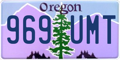 OR license plate 969UMT