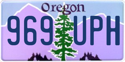 OR license plate 969UPH