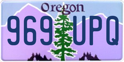 OR license plate 969UPQ