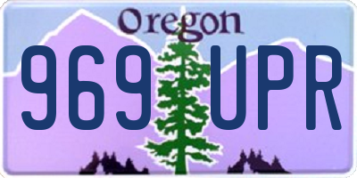 OR license plate 969UPR