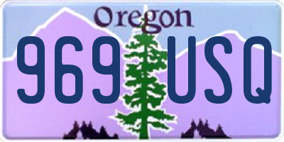 OR license plate 969USQ