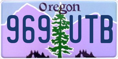 OR license plate 969UTB