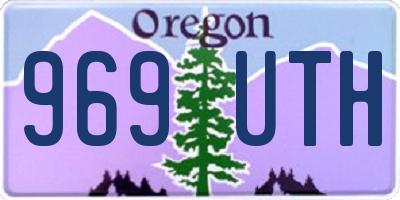 OR license plate 969UTH