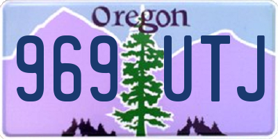 OR license plate 969UTJ