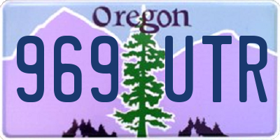 OR license plate 969UTR