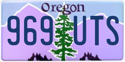 OR license plate 969UTS
