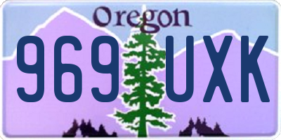 OR license plate 969UXK