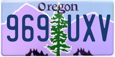 OR license plate 969UXV