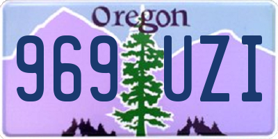 OR license plate 969UZI