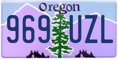 OR license plate 969UZL