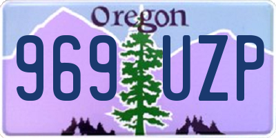 OR license plate 969UZP