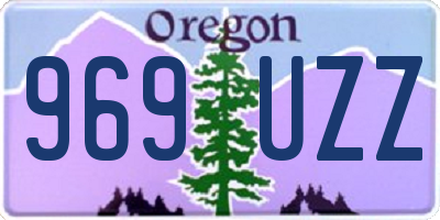 OR license plate 969UZZ