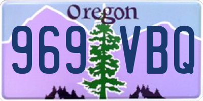 OR license plate 969VBQ