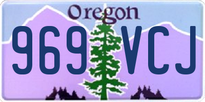 OR license plate 969VCJ