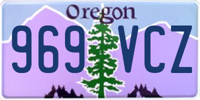 OR license plate 969VCZ