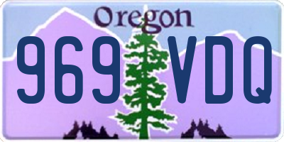 OR license plate 969VDQ
