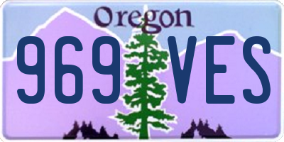 OR license plate 969VES