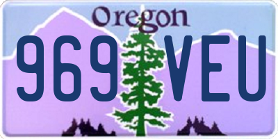 OR license plate 969VEU