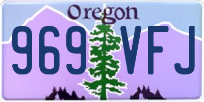 OR license plate 969VFJ