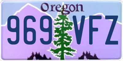 OR license plate 969VFZ