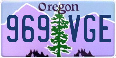 OR license plate 969VGE