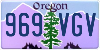 OR license plate 969VGV