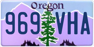 OR license plate 969VHA