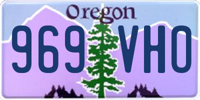 OR license plate 969VHO