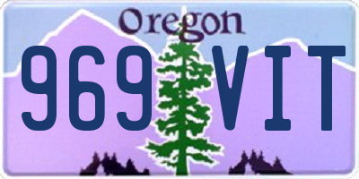 OR license plate 969VIT