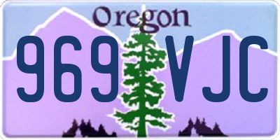 OR license plate 969VJC