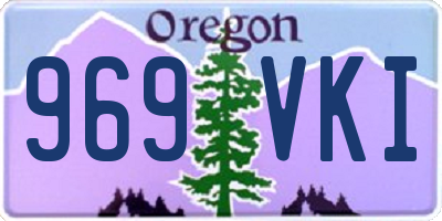 OR license plate 969VKI