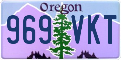 OR license plate 969VKT