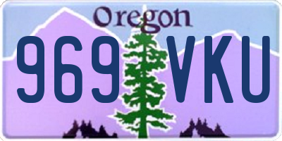 OR license plate 969VKU