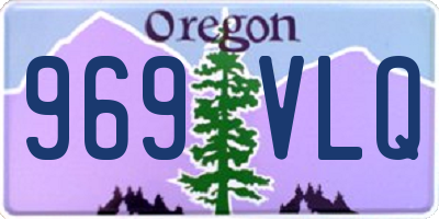 OR license plate 969VLQ