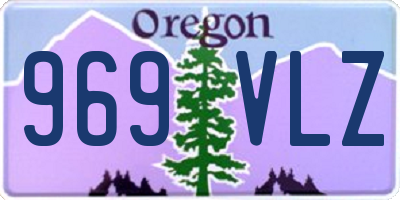 OR license plate 969VLZ
