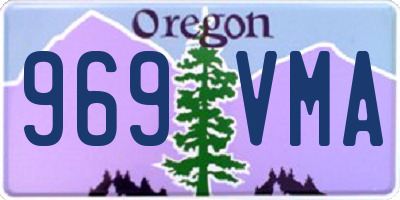 OR license plate 969VMA