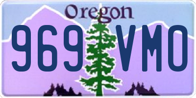 OR license plate 969VMO