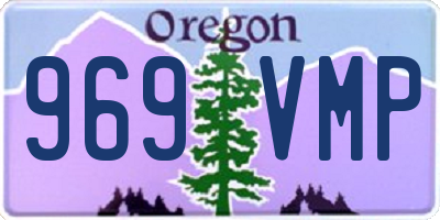 OR license plate 969VMP