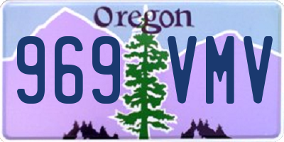 OR license plate 969VMV