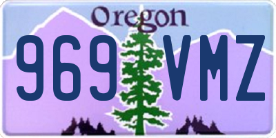 OR license plate 969VMZ