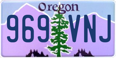 OR license plate 969VNJ