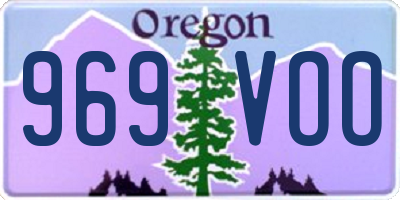 OR license plate 969VOO