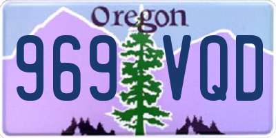 OR license plate 969VQD