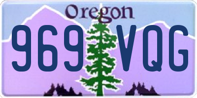 OR license plate 969VQG